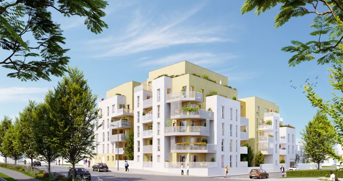 Achat / Vente programme immobilier neuf Bron au pied du tramway T2 Essarts-Iris (69500) - Réf. 9492