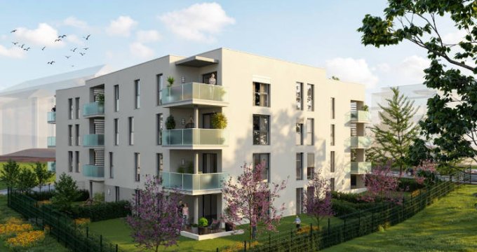 Achat / Vente programme immobilier neuf Gleizé à 15 minutes à pied de la gare (69400) - Réf. 4741