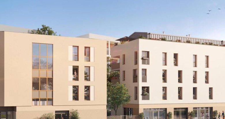 Achat / Vente programme immobilier neuf Brignais quartier animé proche gare TER et centre-ville (69530) - Réf. 9514