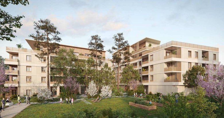 Achat / Vente programme immobilier neuf Bron quartier de la Clairière proche tramway T2 (69500) - Réf. 11867