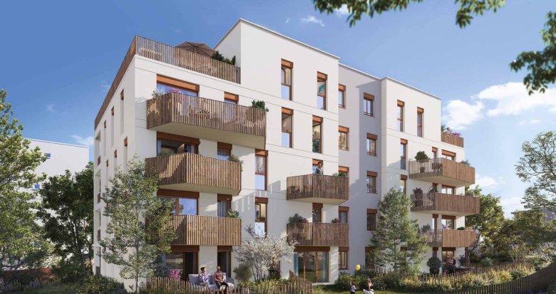 Achat / Vente programme immobilier neuf Caluire-et-Cuire à 4 min à pied du bus C1 Lyon Part Dieu (69300) - Réf. 9478