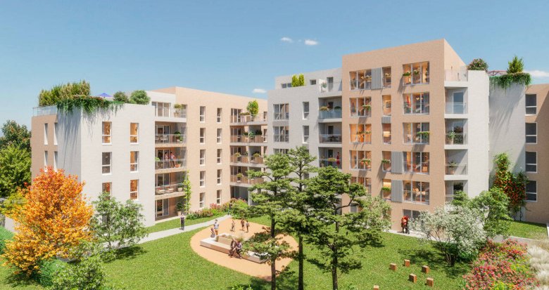 Achat / Vente programme immobilier neuf Décines-Charpieu à 18 min de Lyon Part-Dieu en tram T3 (69150) - Réf. 10837