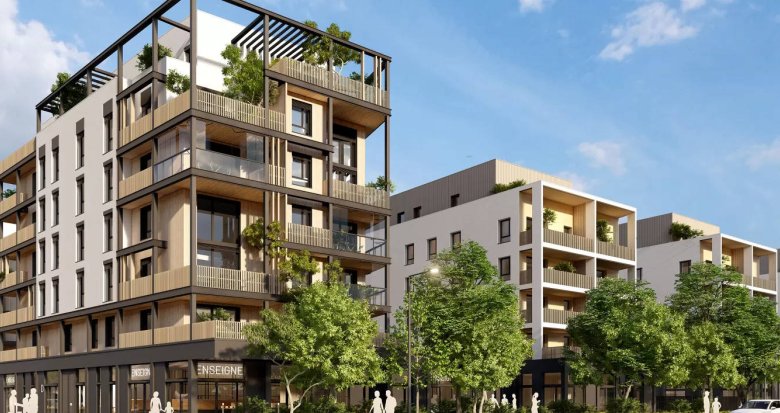 Achat / Vente programme immobilier neuf Décines-Charpieu à 5 min à pied des berges du Rhône (69150) - Réf. 8940