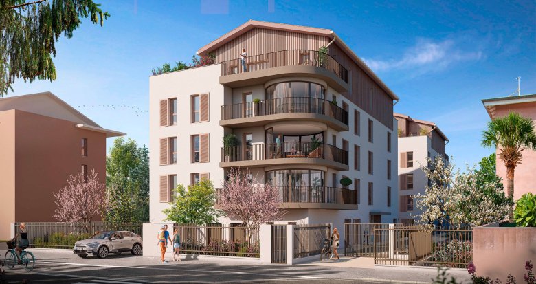 Achat / Vente programme immobilier neuf Meyzieu sud-ouest à proximité du tramway T3 (69330) - Réf. 9536