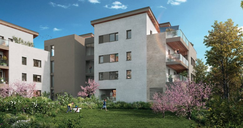 Achat / Vente programme immobilier neuf Sainte-Foy-lès-Lyon en lisière de Lyon 5ème (69110) - Réf. 10802