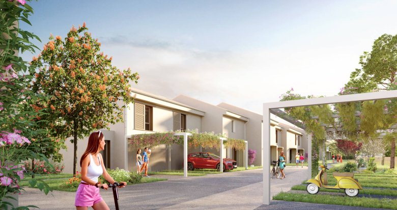 Achat / Vente programme immobilier neuf Vaulx-en-Velin à 1,5 km de Miribel Jonage (69120) - Réf. 9500