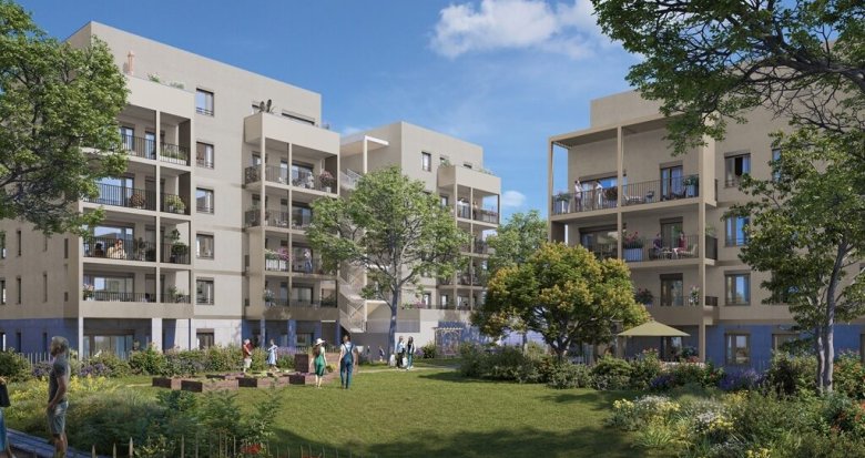 Achat / Vente programme immobilier neuf Vaulx-en-Velin quartier la Soie à 15 min à pied du métro A (69120) - Réf. 9501