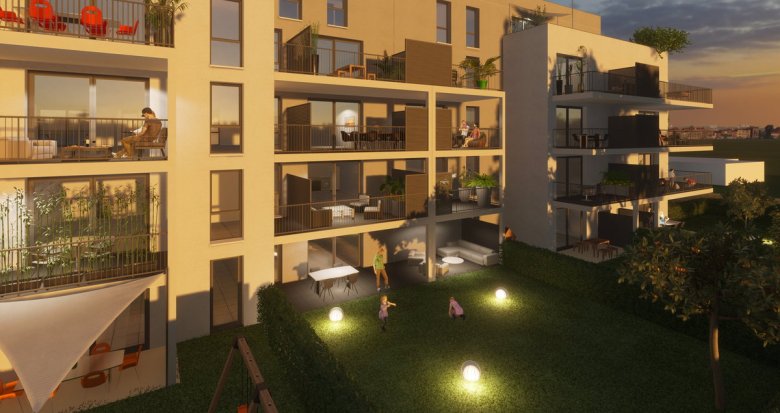 Achat / Vente programme immobilier neuf Vénissieux en lisière de Lyon 08 à 550m du tram T6 (69200) - Réf. 9542