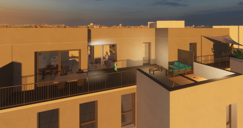 Achat / Vente programme immobilier neuf Vénissieux en lisière de Lyon 08 à 550m du tram T6 (69200) - Réf. 9542