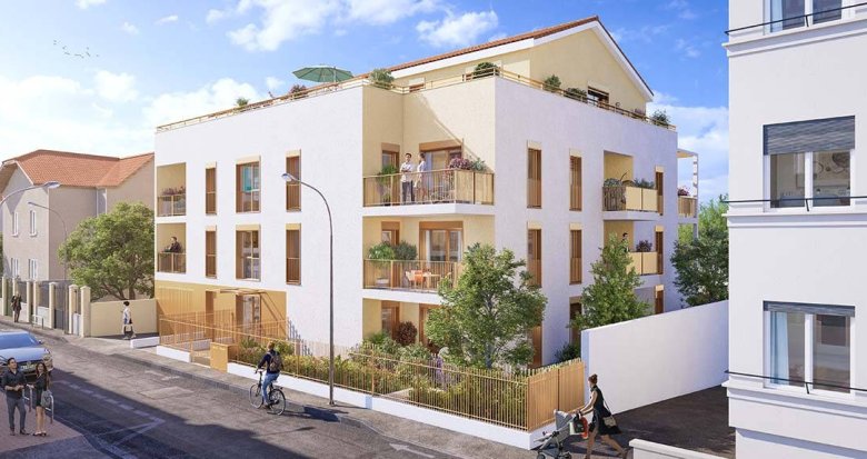 Achat / Vente programme immobilier neuf Vénissieux proche tramway T6 et Parc du Clos Layat (69200) - Réf. 10941